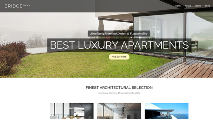 Luxury vacation rental accommodations website Wordpress web designer Luxury vacation rental accomodations