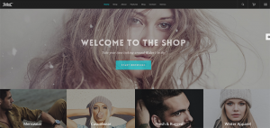 Fashion designer portfolio and online store built in wordpess
