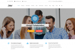 Local consultancy firm website built on WordPress