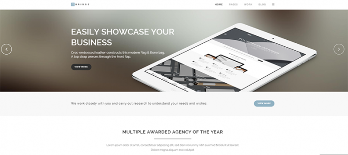 Small corporate business brochure website Brochure website built responsive in Wordpress