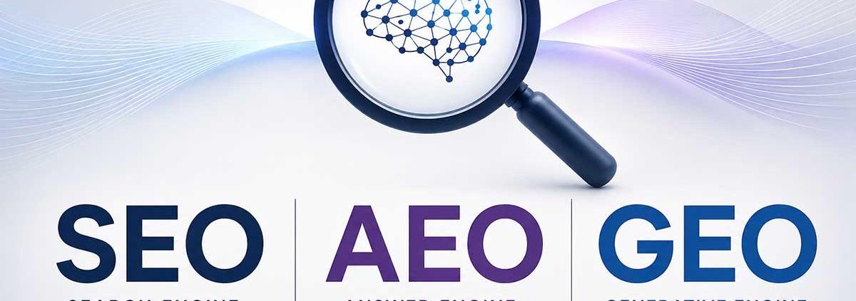 SEO, or search engine optimization, helps content rank in traditional search engines. AEO, or answer engine optimization, helps a brand become the answer in AI-generated results. GEO, or generative engine optimization, helps a brand get cited, mentioned, or recommended by AI platforms