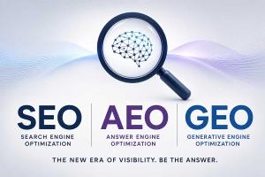 SEO, or search engine optimization, helps content rank in traditional search engines. AEO, or answer engine optimization, helps a brand become the answer in AI-generated results. GEO, or generative engine optimization, helps a brand get cited, mentioned, or recommended by AI platforms